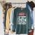 Swimming Swimmer DANGER Swim Dad Raglan Sleeve Sweatshirt Heather Blue Lagoon