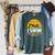 Swimming Swimmer Swim Team So I Don't Punch Raglan Sleeve Sweatshirt Heather Blue Lagoon