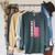Swimming And Swimmers Raglan Sleeve Sweatshirt Heather Blue Lagoon
