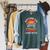Women's Everything You Canoe I Canoe Better Raglan Sleeve Sweatshirt Heather Blue Lagoon