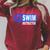 2 Sided Print Swimming Teacher Swim Instructor Swim Lessons Raglan Sleeve Sweatshirt Heather Dust