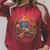 Canoe Camp Coffee Canoeing Paddle Raglan Sleeve Sweatshirt Heather Dust