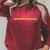 Canoe Canoeing Retro Vintage Canoeing Raglan Sleeve Sweatshirt Heather Dust
