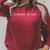 Canoe Club Minimalist Saying Raglan Sleeve Sweatshirt Heather Dust