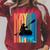Kayaking Kayak Retro Art Canoe Raglan Baseball Tee Raglan Sleeve Sweatshirt Heather Dust