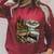 Lakeside Canoe Cabin Escape Scene Raglan Baseball Tee Raglan Sleeve Sweatshirt Heather Dust