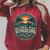 National Park Voyageurs Retro Sunset Canoe Paddling Badge Raglan Sleeve Sweatshirt Heather Dust