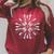 Oar Mandala Kayak Canoe & Boating Art Raglan Sleeve Sweatshirt Heather Dust