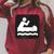 Outdoors Water Sports Canoe Canoeist Raglan Baseball Tee Raglan Sleeve Sweatshirt Heather Dust