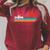 Paddling Canoe Retro Vintage For Canoeists And Paddle Raglan Sleeve Sweatshirt Heather Dust