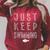 Pretty Fish Just Keep Swimming Raglan Sleeve Sweatshirt Heather Dust Pretty Fish Just Keep Swimming Raglan Sleeve Sweatshirt Heather Dust