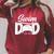 Swim Dad Proud Swimming Dad Of A Swimmer Dad Swim Father Raglan Sleeve Sweatshirt Heather Dust