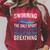 Swimming Only Sport Where The Coach Swimmer Swim Team Raglan Sleeve Sweatshirt Heather Dust