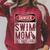 Swimming Swimmer DANGER Swim Mom Raglan Sleeve Sweatshirt Heather Dust