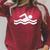 Swimming Symbol Raglan Sleeve Sweatshirt Heather Dust Swimming Symbol Raglan Sleeve Sweatshirt Heather Dust