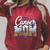 Women's Canoe Mom Leopard Print Paddle River Lake Sport Mother Raglan Sleeve Sweatshirt Heather Dust