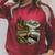 Women's Lakeside Canoe Cabin Escape Scene Raglan Sleeve Sweatshirt Heather Dust