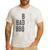 Bold Badass BBQ Dad Gag Fathers Day Husband Birthday Men's Casual T-Shirt White
