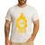 Grill Legend King Of The Backyard BBQ Dad Humor Chef Men's Casual T-Shirt White