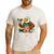Grillin’ Eagle BBQ Dad 4th Of July Father’s Day Men's Casual T-Shirt White