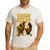 Thinking About Meat BBQ Dad Humor Men's Casual T-Shirt White