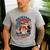 Backyard BBQ Dad Grill Boss Patriotic Fourth Of July Barbecu Men's Casual T-Shirt Sport Grey