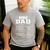 BBQ Dad Grilling Father Day Family Food Love Novelty Graphic Men's Casual T-Shirt Sport Grey