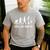 Grill Eat Repeat BBQ Dad Evolution Barbecue Men's Casual T-Shirt Sport Grey