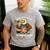 Grillin’ Eagle BBQ Dad 4th Of July Father’s Day Men's Casual T-Shirt Sport Grey