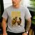 Thinking About Meat BBQ Dad Humor Men's Casual T-Shirt Sport Grey