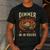 BBQ Dad Smoking Meat Smoker Barbecue Men's Casual T-Shirt Dark Grey