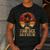 BBQ Dad Stand Back Dad Is Grilling Men's Casual T-Shirt Dark Grey