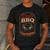 BBQ Dad's Backyard Grill & Que Men's Casual T-Shirt Dark Grey BBQ Dad's Backyard Grill & Que Men's Casual T-Shirt Dark Grey