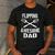 Flipping Awesome BBQ Dad Shirt Grilling Father's Day Men's Casual T-Shirt Dark Grey