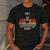 Grill Daddy BBQ Dad Retro Vintage Grilling Graphic Men's Casual T-Shirt Dark Grey