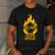 Grill Legend King Of The Backyard BBQ Dad Humor Chef Men's Casual T-Shirt Dark Grey