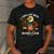 Grillin’ Eagle BBQ Dad 4th Of July Father’s Day Men's Casual T-Shirt Dark Grey