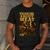 Thinking About Meat BBQ Dad Humor Men's Casual T-Shirt Dark Grey