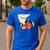 BBQ Dad Grilling Humor Men Backyard Men's Casual T-Shirt Royal Blue