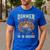 BBQ Dad Smoking Meat Smoker Barbecue Men's Casual T-Shirt Royal Blue