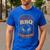 BBQ Dad's Backyard Grill & Que Men's Casual T-Shirt Royal Blue BBQ Dad's Backyard Grill & Que Men's Casual T-Shirt Royal Blue