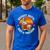 Brisket Butts Ribs And Freedom BBQ Dad Men's Casual T-Shirt Royal Blue