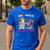 Even A Dad Can Still Be A Baby Girl BBQ Dad Cat Grilling Men's Casual T-Shirt Royal Blue