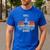 Grill Daddy BBQ Dad Retro Vintage Grilling Graphic Men's Casual T-Shirt Royal Blue