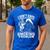 I'm Just A Drinker With A Smoking Problem Grilling BBQ Dad Men's Casual T-Shirt Royal Blue
