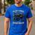 I'm Just A Drinker With A Smoking Problem Grilling BBQ Dads Men's Casual T-Shirt Royal Blue
