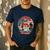Backyard BBQ Dad Grill Boss Patriotic Fourth Of July Barbecu Men's Casual T-Shirt Navy