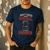 BBQ Dad Don't Touch My Grill Or My Daughter Men's Casual T-Shirt Navy