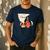 BBQ Dad Grilling Humor Men Backyard Men's Casual T-Shirt Navy