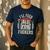 BBQ Dad Joke Retro Vintage I'Ll Feed All You Fuckers Men's Casual T-Shirt Navy
